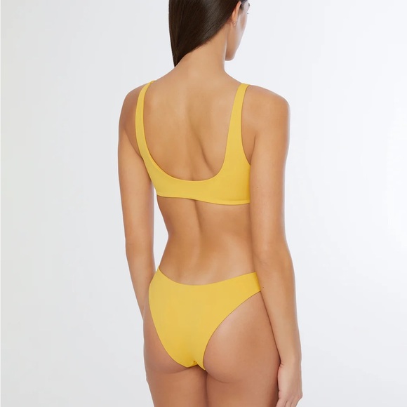 Onia Yellow Scoop Bikini Set – Chiara Bottom & Scoop Top - Picture 4 of 5